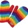 Handgestrickte Fausthandschuhe, Wollhandschuhe, Handschuhe, Fauster - Rainbow -Modebekleidungsgeschäft f 19 09 9 awolle 2019 109