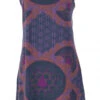 Kapuzen Buddha Mandala Minikleid, Goa Festivalkleid - Rost/violett -Modebekleidungsgeschäft f 19 12 ram roecke und sarongs 81