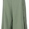 Palazzohose, Boho Hosenrock, Offene Sommerhose - Helles Olivgrün -Modebekleidungsgeschäft f 28 1holi fashion 2020 156