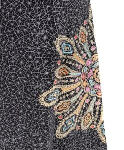 Maxirock, Langer Rock Mandala, Boho Rock - Schwarz/grau -Modebekleidungsgeschäft f80d6c027ff5bfb0e686bcd1fe663a98