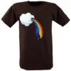 Fun Retro Art T-Shirt `Wolke` - Braun -Modebekleidungsgeschäft fun t shirt wolke braun 33630