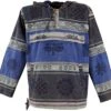 Goa Kapuzenshirt, Baja Hoody Nepalhoodie - Blau -Modebekleidungsgeschäft goa kapuzenshirt baja hoody nepalhoodie blau 38738