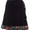 Minirock Mit Besticktem Saum, Boho Chic Rock, Retro Mandala - Schwarz 1 Minirock Mit Besticktem Saum, Boho Chic Rock, Retro Mandala - Schwarz -Modebekleidungsgeschäft minirock besticktem saum boho chic rock retro mandala schwarz 37858