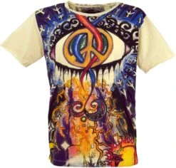 Mirror T-Shirt - Peace / Vanille