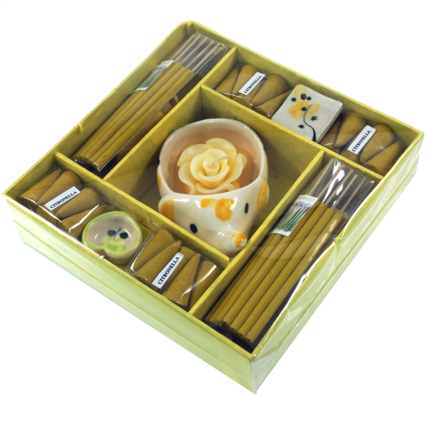 Räucher & Duftset XL - Citronella - 4x15x15 Cm 3 Räucher & Duftset XL - Citronella - 4x15x15 Cm