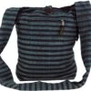 Sadhu Bag Gestreift, Goa Tasche, Schulterbeutel - Grau/schwarz - 35x35x25 Cm 1 Sadhu Bag Gestreift, Goa Tasche, Schulterbeutel - Grau/schwarz - 35x35x25 Cm -Modebekleidungsgeschäft sadhu bag gestreift goa tasche schulterbeutel grau schwarz 12796