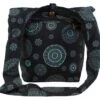 Sadhu Bag, Goa Tasche, Schulterbeutel - Schwarz - 35x35x15 Cm -Modebekleidungsgeschäft sadhu bag goa tasche schulterbeutel schwarz 30277
