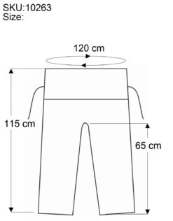 Thai Fischerhose Aus Fester Baumwolle, Wickelhose, Yogahose, Unigröße - Uni Bordeaux -Modebekleidungsgeschäft size 10263