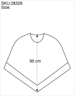 Poncho Hippie Chic Mit Zipfelkapuze, Pixi Poncho - Dunkelgrün -Modebekleidungsgeschäft size 28326