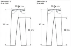 Palazzohose, Hippie Schlaghose Mit Hüftschmeichler - Schwarz -Modebekleidungsgeschäft size 40975