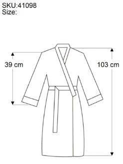 Flauschiger Kimono Mantel, Kimonokleid, Kaftan, Poncho - Blau/schwarz -Modebekleidungsgeschäft size 41098