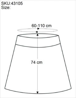 Leichter Wickelrock, Boho Sommerrock - Bordeauxrot -Modebekleidungsgeschäft size 43105