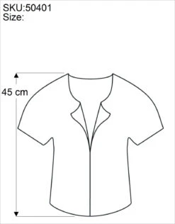 Blusentop Boho Chic, Hippie Bluse Aus Baumwolle - Taubenblau -Modebekleidungsgeschäft size 50401