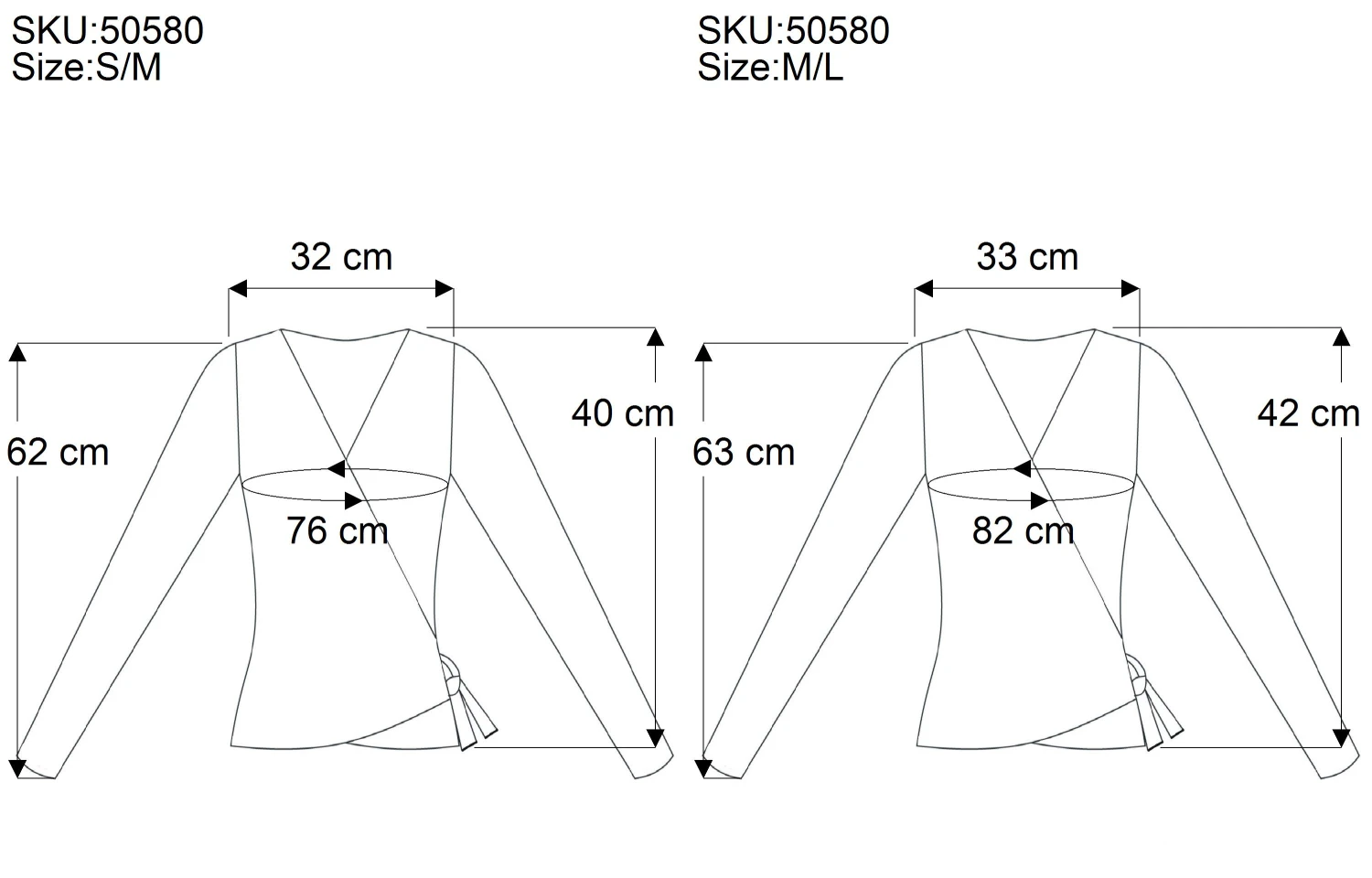 Wickeltop, Yogatop, Langarmshirt Mit Trompetenärmeln - Blau 5 Wickeltop, Yogatop, Langarmshirt Mit Trompetenärmeln - Blau – Bild 3