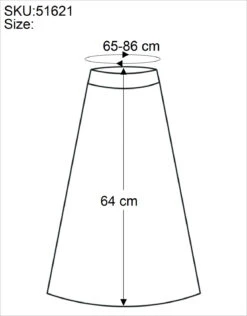 Weit Schwingender Sommerrock - Türkis -Modebekleidungsgeschäft size 51621