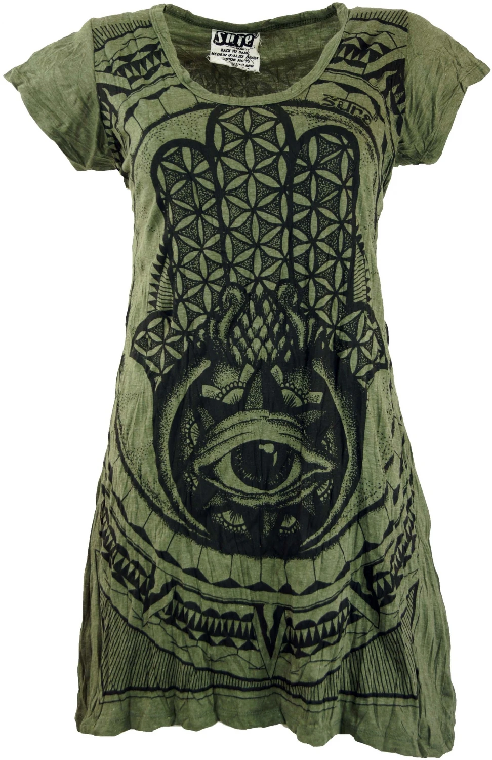 Sure Long Shirt, Minikleid Fatimas Hand - Olive 3 Sure Long Shirt, Minikleid Fatimas Hand - Olive