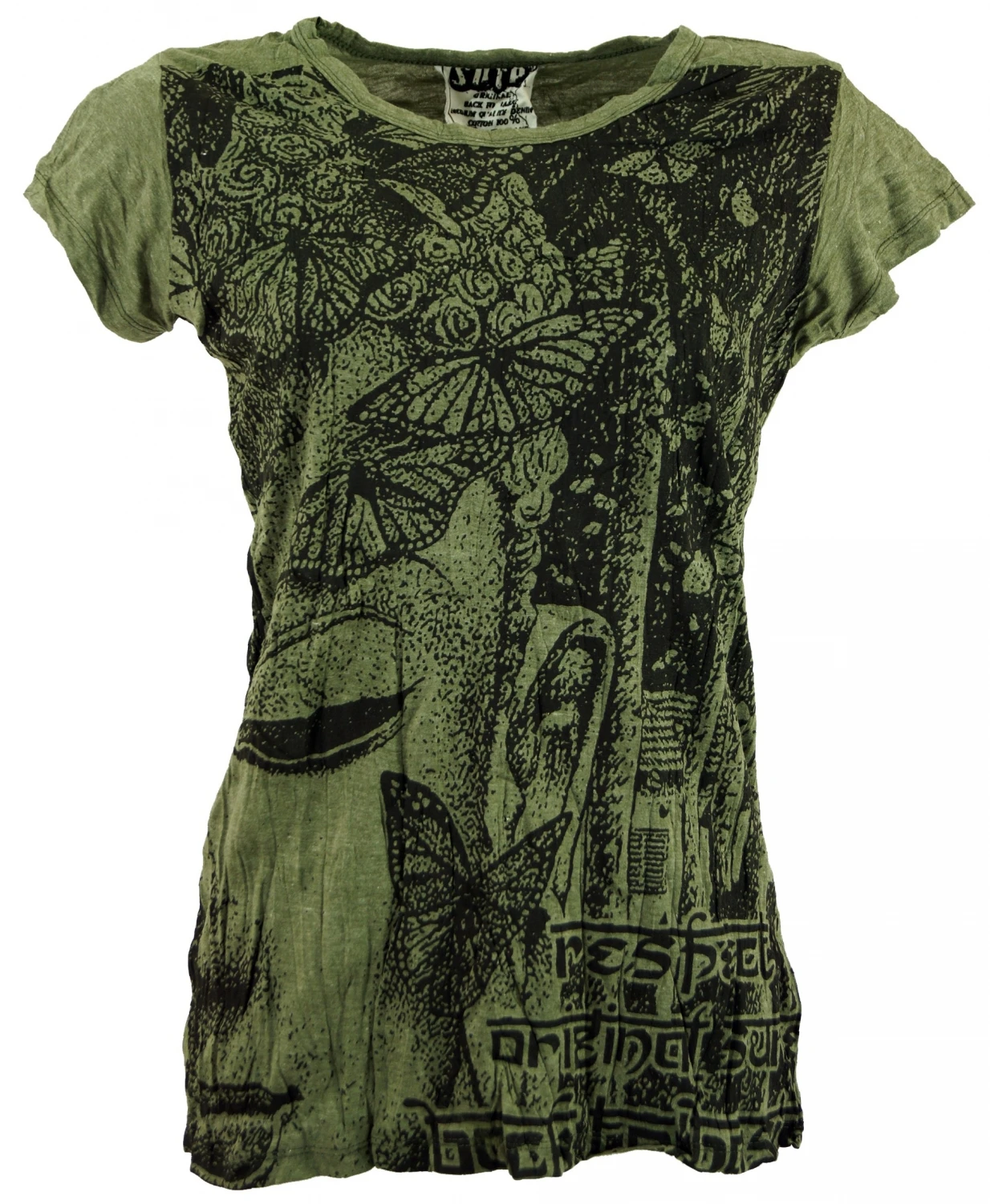 Sure T-Shirt Buddha - Olive 3 Sure T-Shirt Buddha - Olive