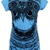 Sure T-Shirt Eule - Hellblau -Modebekleidungsgeschäft sure t shirt eule hellblau 37995
