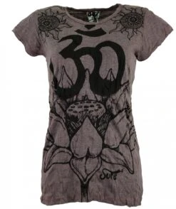 Sure T-Shirt Lotus - Om - Taupe