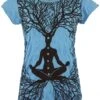 Sure T-Shirt Meditation Chakra Buddha - Hellblau -Modebekleidungsgeschäft sure t shirt meditation chakra buddha hellblau 37932