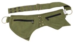 Festival Ethno Sidebag, Gürteltasche, Elfen Bauchtasche - Olivgrün/braun -Modebekleidungsgeschäft t 20 04 avillage trader 2021 75