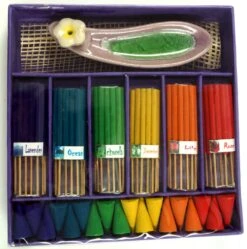 Räucher &amp; Duftset - Mix 5 - 2x17x17 Cm -Modebekleidungsgeschäft t 3 16dsc08002