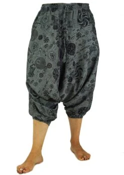 Aladinhose Pluderhose Shorts 7/8 Länge - Grau 6 Aladinhose Pluderhose Shorts 7/8 Länge - Grau -Modebekleidungsgeschäft t 5 16dsc01223