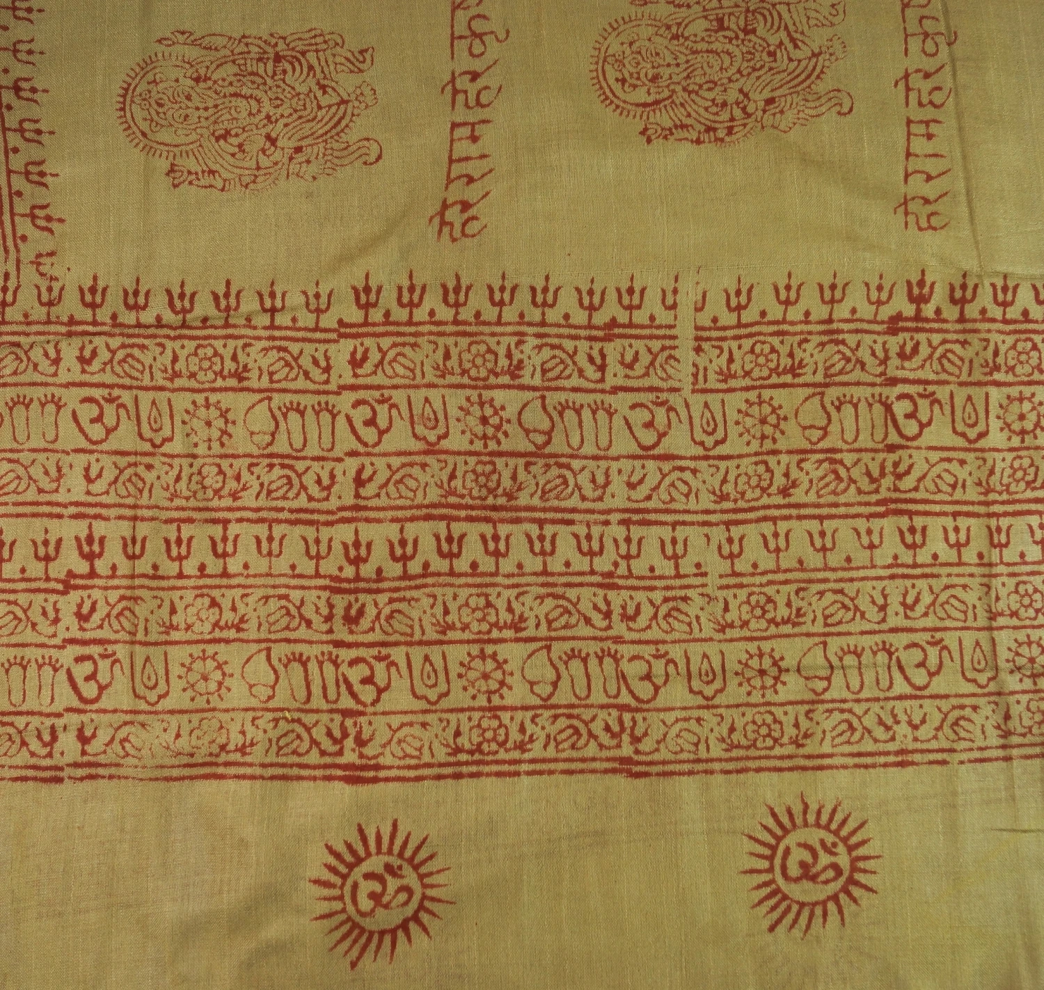 Dünnes Baba Tuch, Benares Lunghi - Braun - 180x95 Cm 4 Dünnes Baba Tuch, Benares Lunghi - Braun - 180x95 Cm – Bild 2