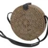 Geflochtene Handtasche, Korbtasche, Rattantasche, Balitasche Rund - Modell 8 - 20x20x7 Cm Ø20 Cm 2 Geflochtene Handtasche, Korbtasche, Rattantasche, Balitasche Rund - Modell 8 - 20x20x7 Cm Ø20 Cm -Modebekleidungsgeschäft tisy 18 bali taschen und bekleidung 2
