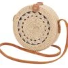 Geflochtene Handtasche, Korbtasche, Rattantasche, Balitasche Rund - Modell 3 - 20x20x7 Cm Ø20 Cm 2 Geflochtene Handtasche, Korbtasche, Rattantasche, Balitasche Rund - Modell 3 - 20x20x7 Cm Ø20 Cm -Modebekleidungsgeschäft tisy 18 bali taschen und bekleidung 7
